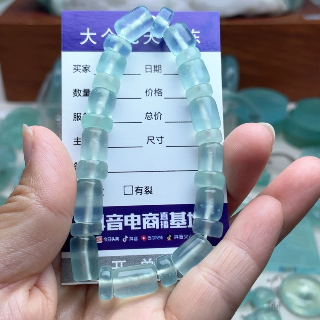 未镶嵌蛇纹石玉手链