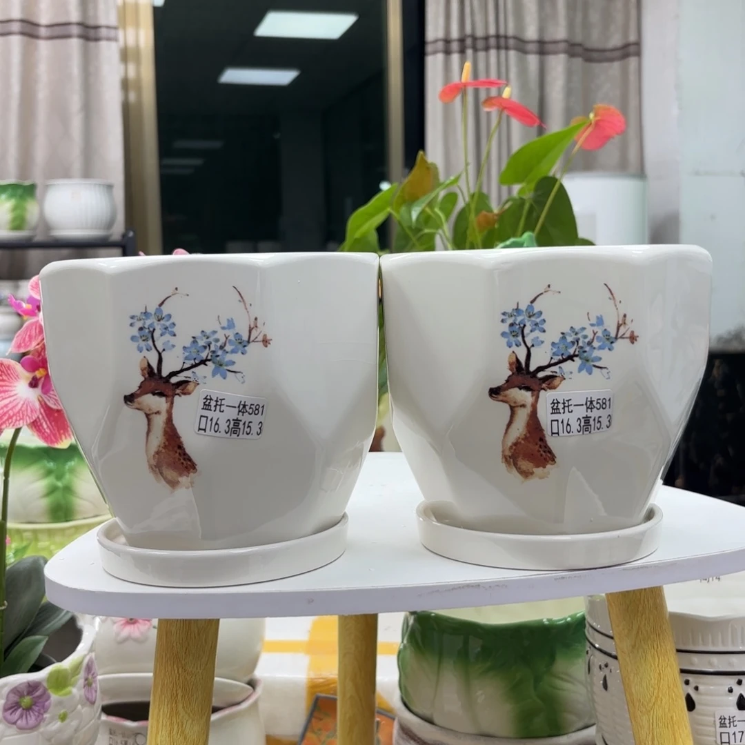 @夏西陶瓷花盆@@5581