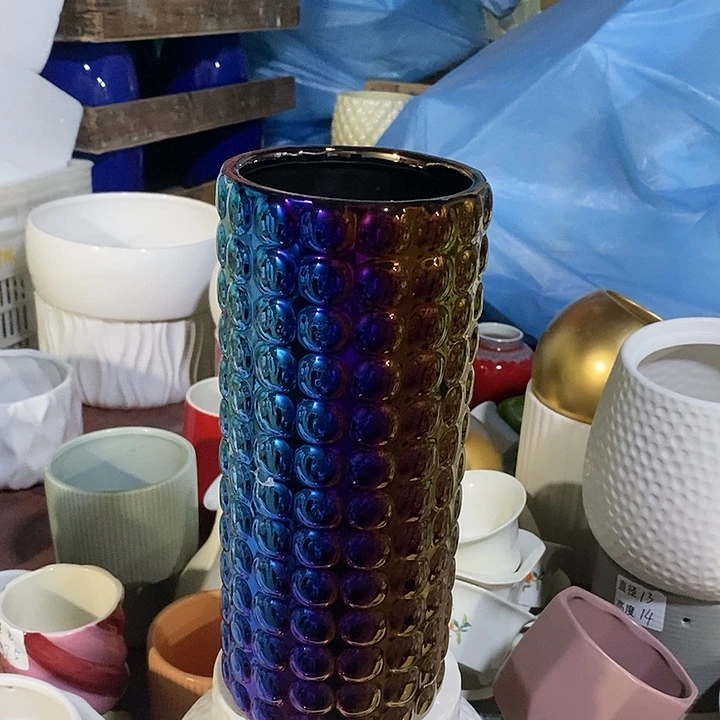 摆件陶陶盆有孔 瑕疵介意勿拍