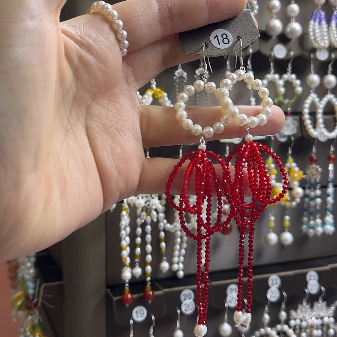 925银博雅手作S925纯银耳饰