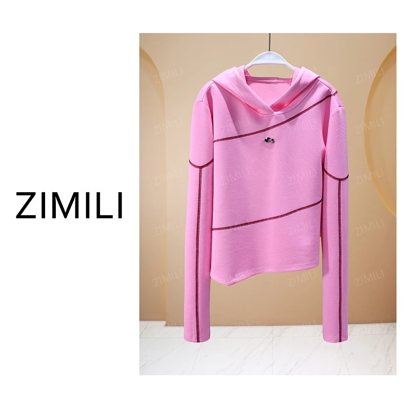 【亮哥欧货女装】冬季加厚《热感系列》高弹显瘦卫衣打底上衣26292-B4