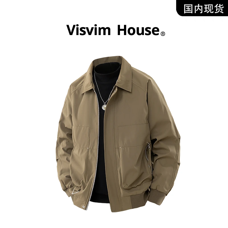 【品牌现货撤柜】VISVIM HOUSE春秋新款重磅外套工装飞行夹克男士