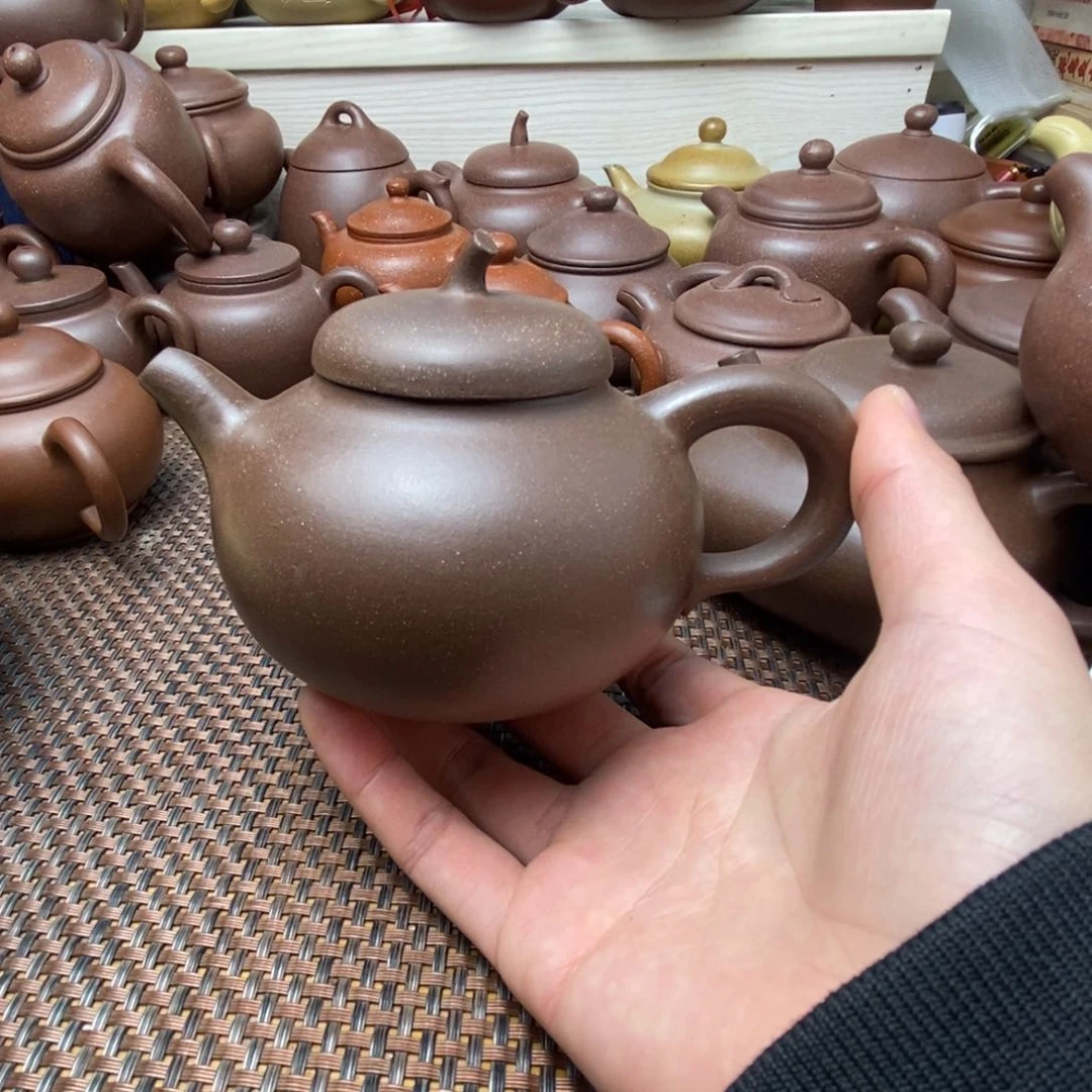 紫砂茶壶业****！微瑕半手工