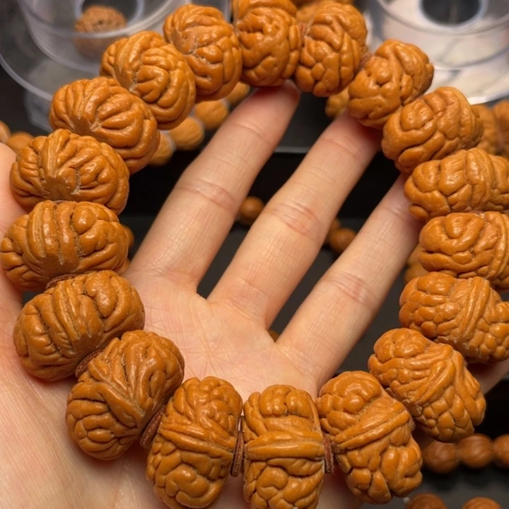 桃核手串龙纹桃核17