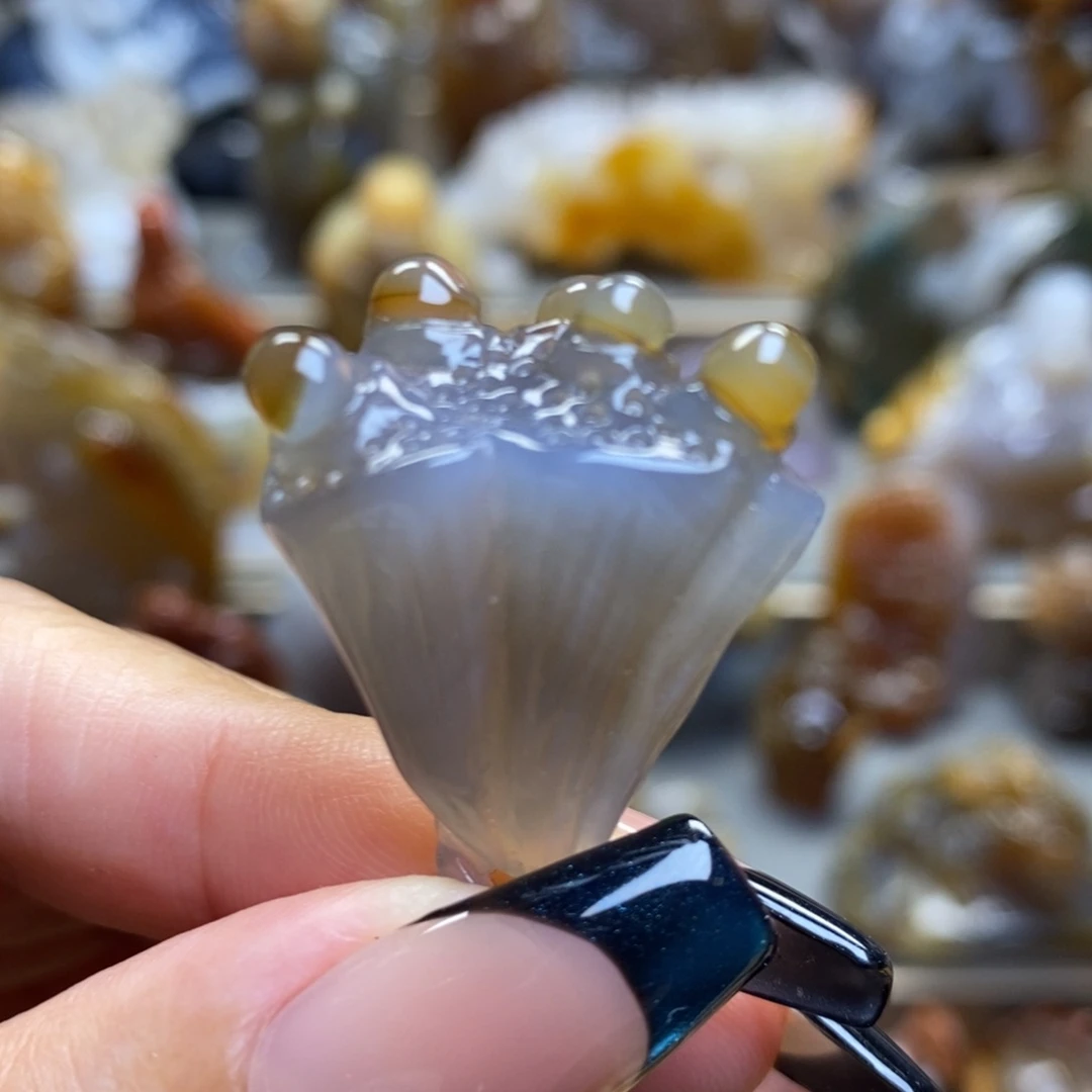 玛瑙/玉髓挂件未镶嵌