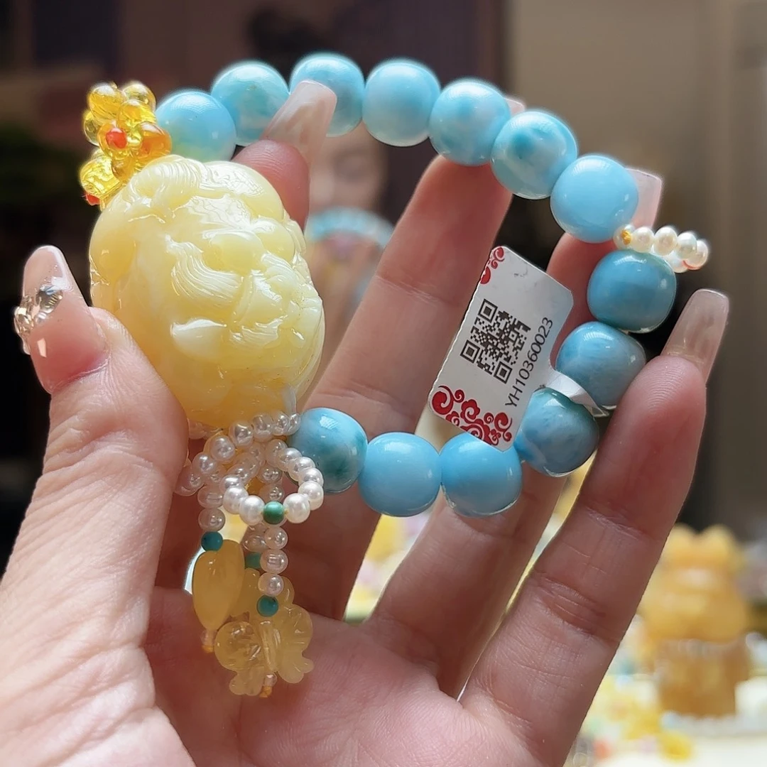 未镶嵌琥珀手链琥珀