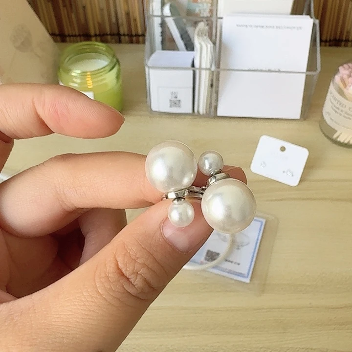 羽毛足银贵气十足耳钉贵妇