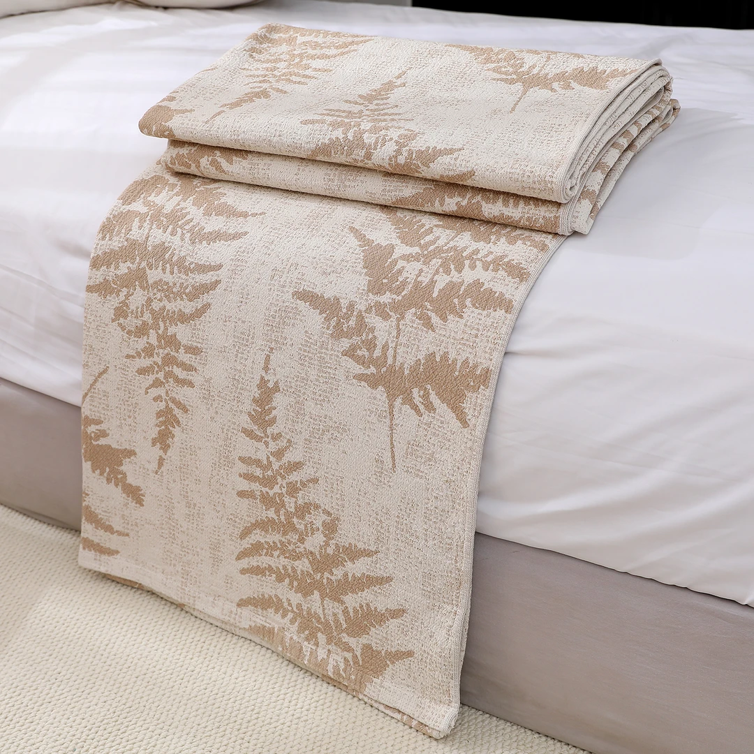 【盖毯】 多功能软棉毯 加厚 210*240cm 入林寻棕