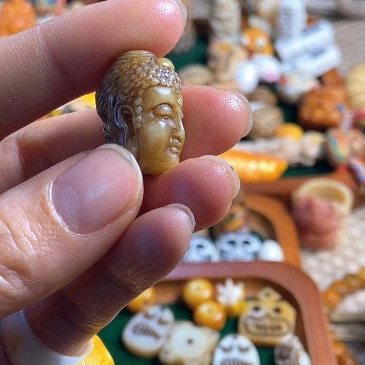 P*G配饰驼骨雕刻一念一个