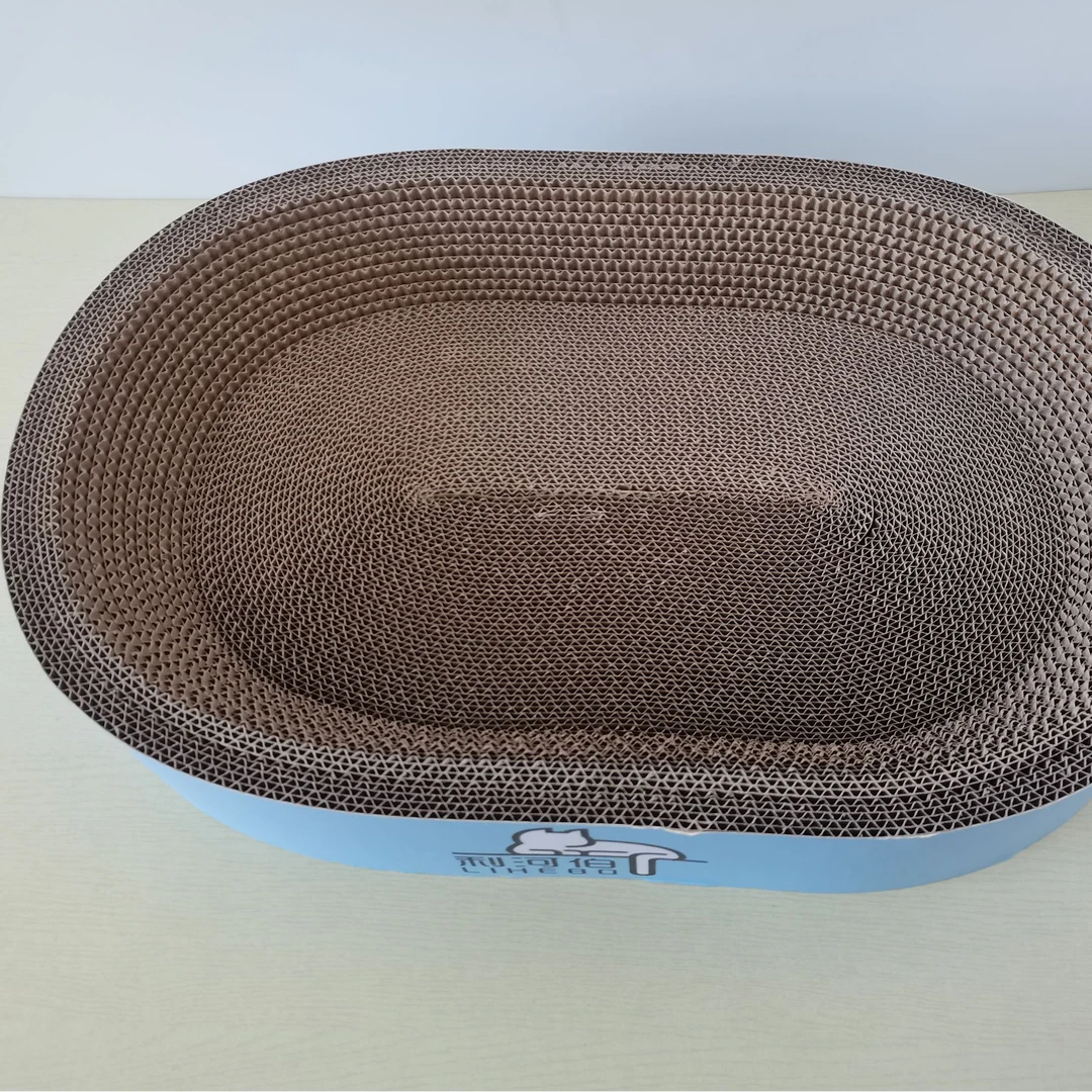 圆盆猫抓板厂家直销瓦楞猫抓板猫咪的玩具磨抓猫咪喜爱玩具