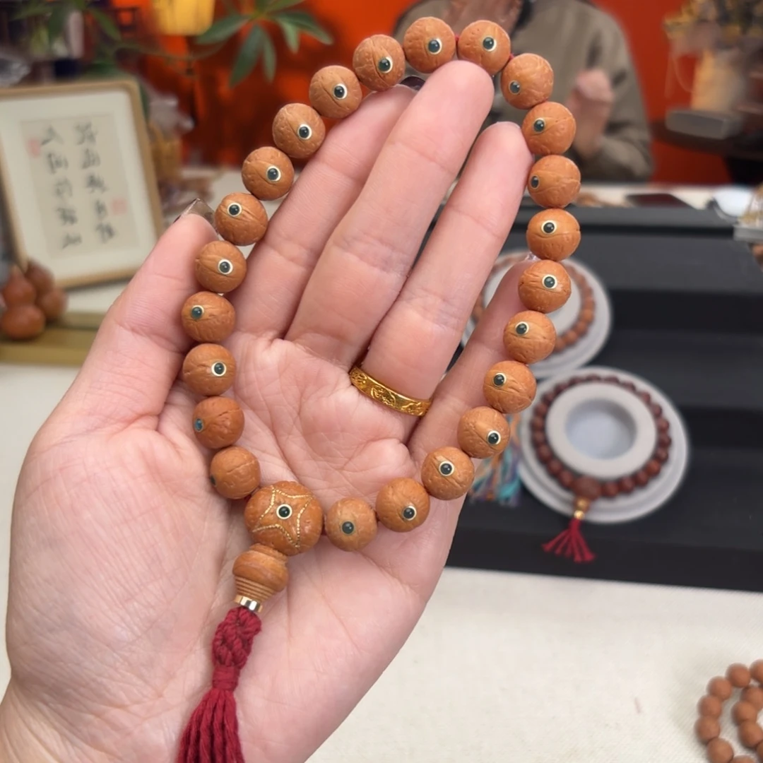 凤眼菩提吊坠F**.11毫米单圈货头镶嵌玛n