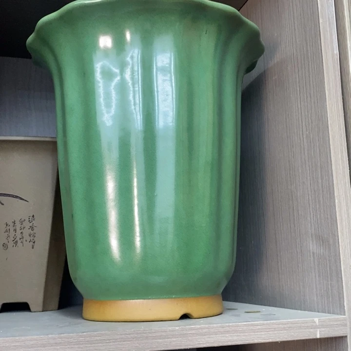 咊**色宜兴紫砂花盆