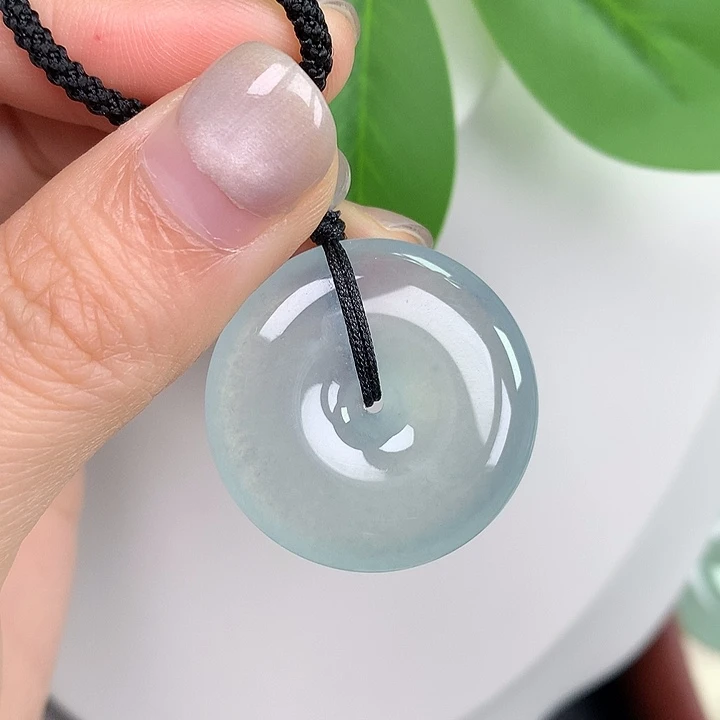 翡翠未镶嵌颈饰28.2-5.8mm