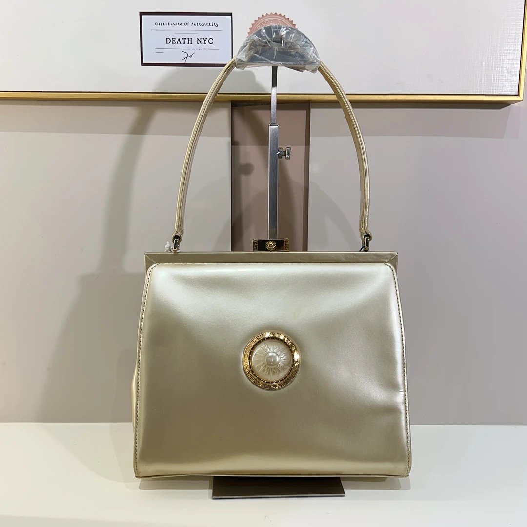95新 VERSACE/范思哲 范思哲蛙口单肩包 cj4686