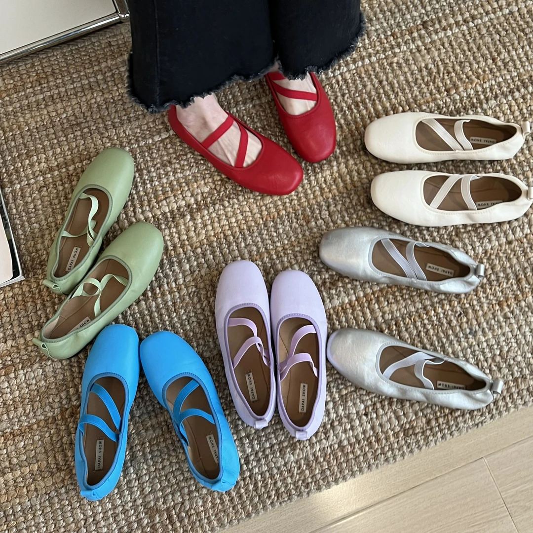 圆头玛丽珍芭蕾舞鞋Q8811