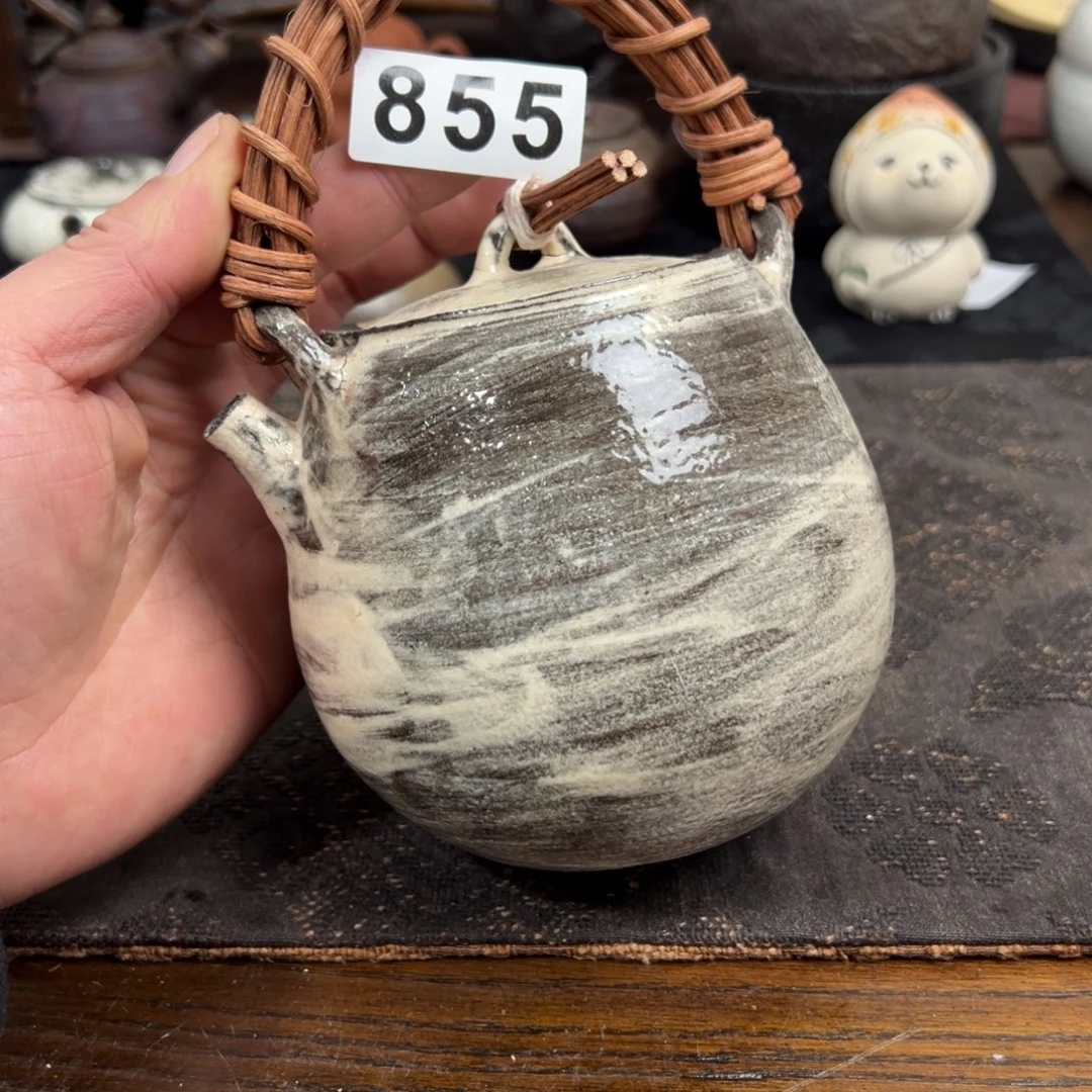 855手工粉引烧水壶哈哈哈哈