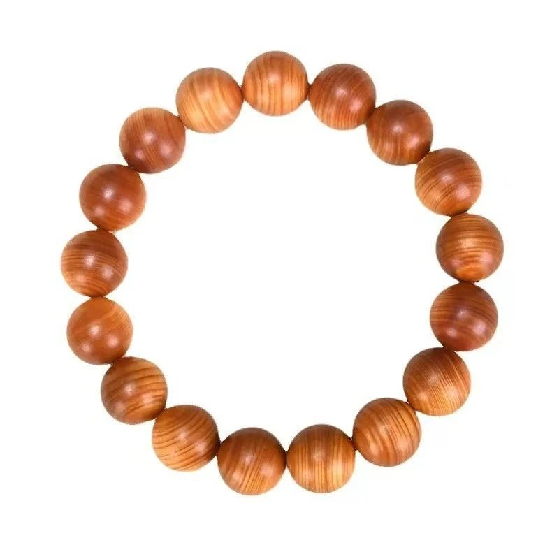 特选黑骨料崖柏1.2*17颗念珠