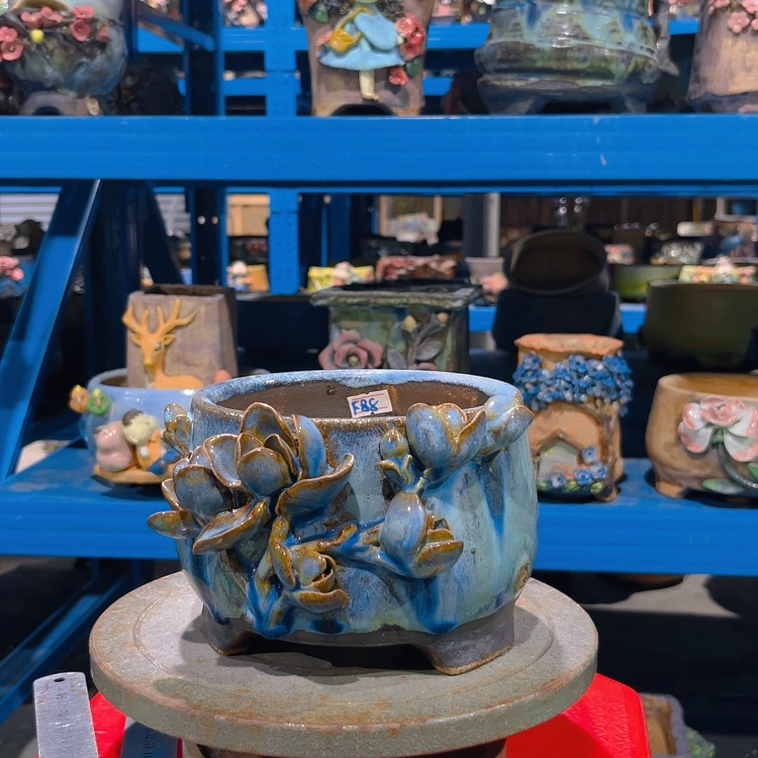 963 号陶然花盆厂家直销多肉花器