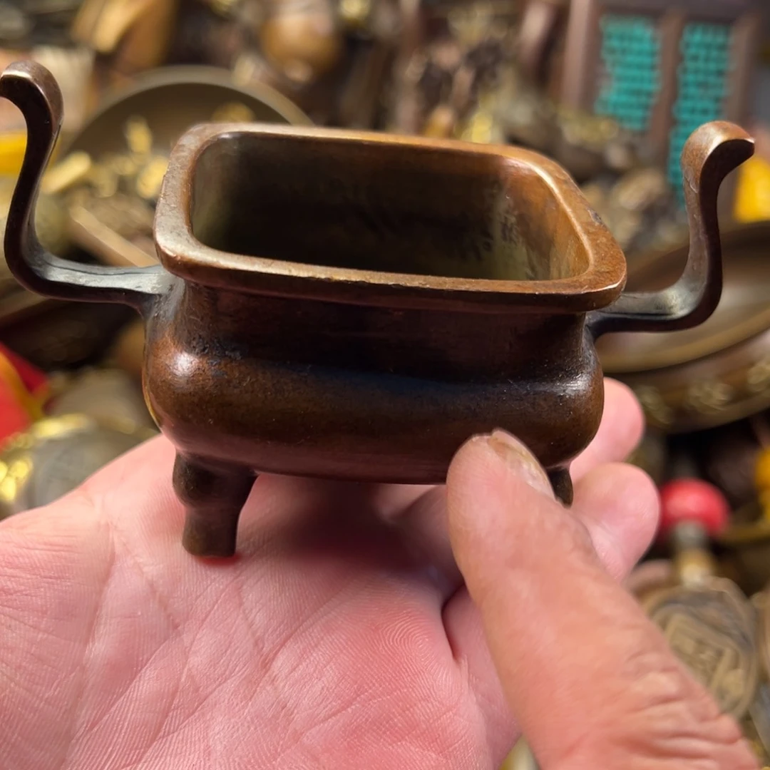 茶壶香炉铜器摆件