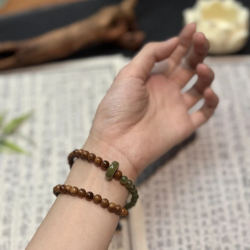 库克双拼带跑环双圈精美手串ZA969