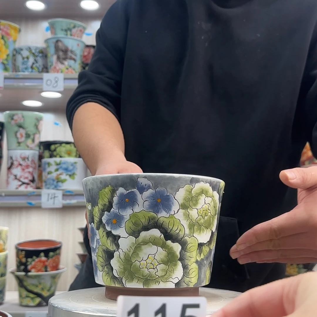 紫砂花盆瑕疵瑕疵115
