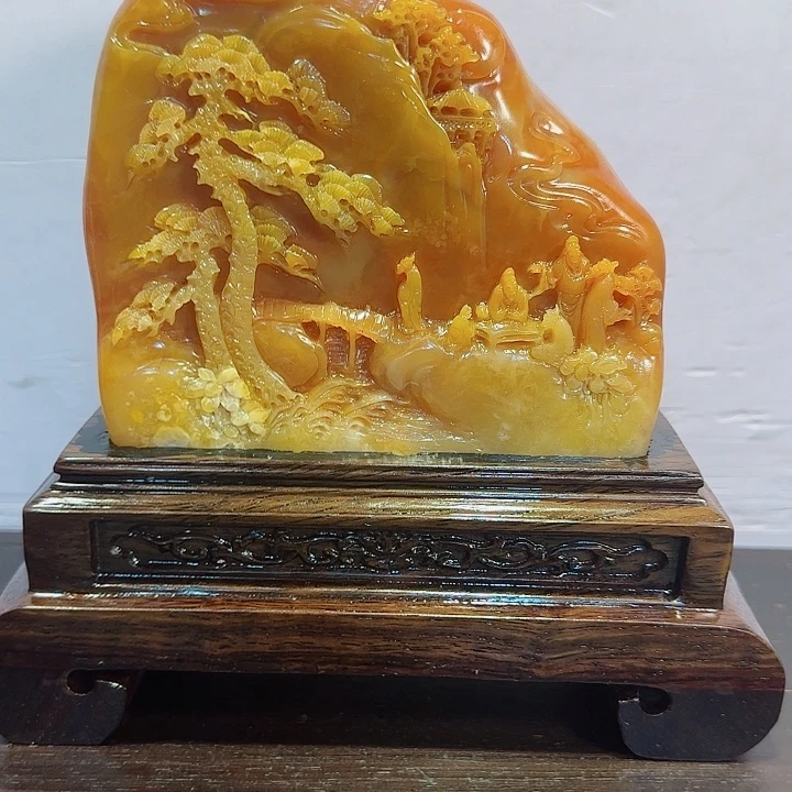 天***宽寿山石寿山石摆件精品