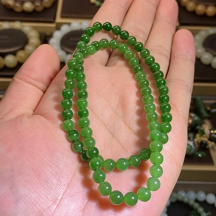 【闪购商品】项链未镶嵌和田玉（碧玉）