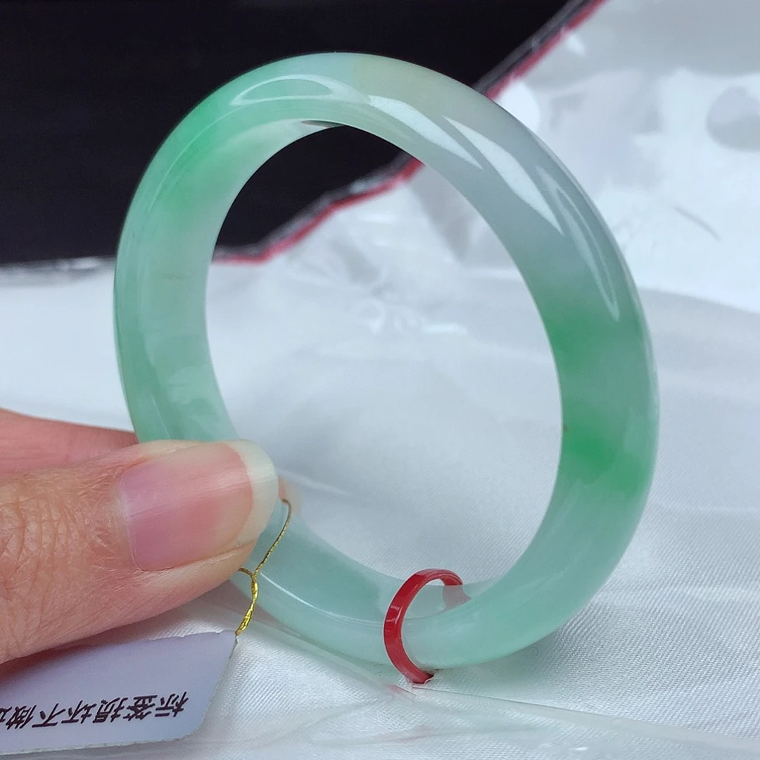 翡翠手镯未镶嵌51圈4137贵妃