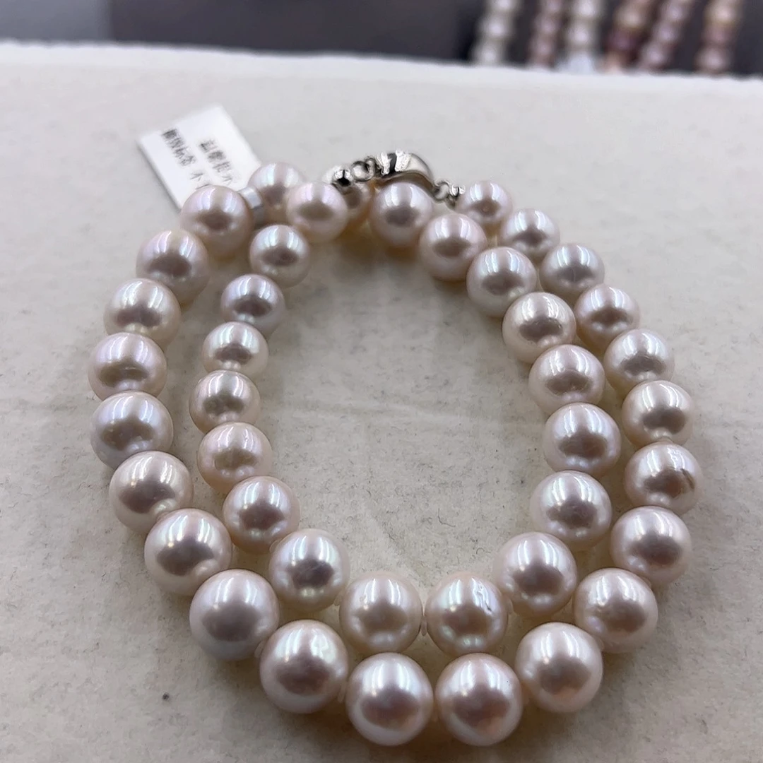 淡水珍珠颈饰银S925镶嵌