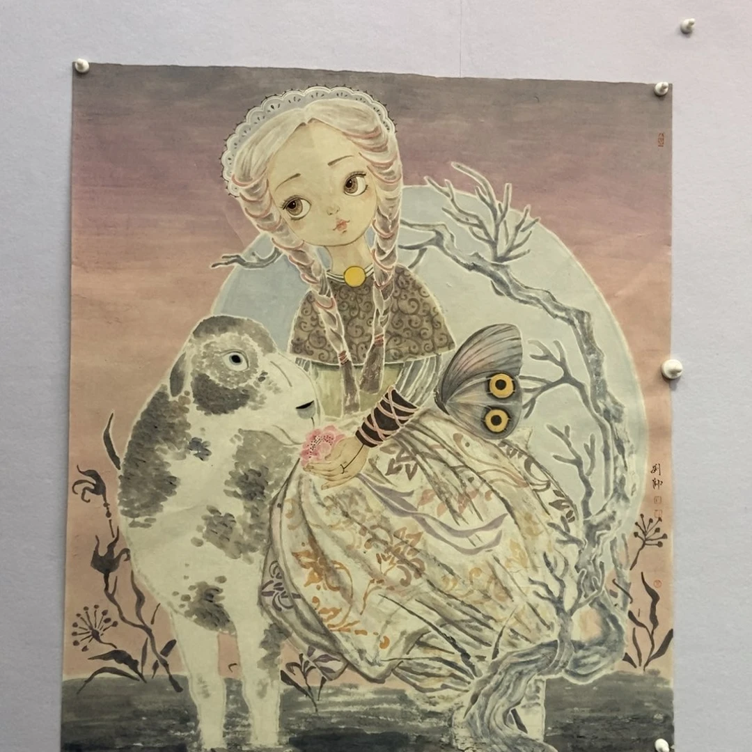 我***道国画墨鱼精品墨鱼精品