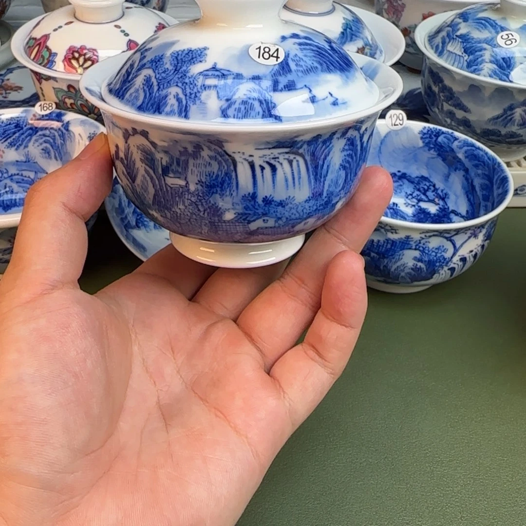 彦祖纯手工手绘茶具184