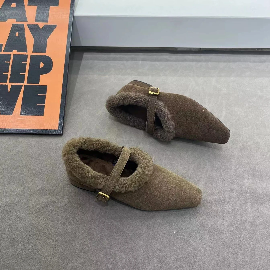 时尚秋季小皮鞋英伦风软底舒适百搭款乐福单鞋75-8691（加绒）