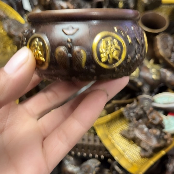 顺顺利利，铜器摆件