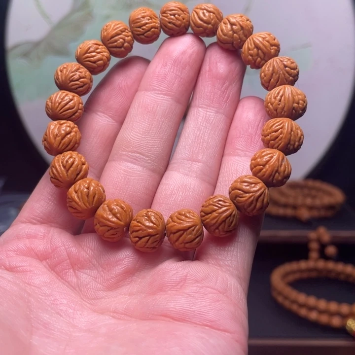 桃核手串暴龙火焰