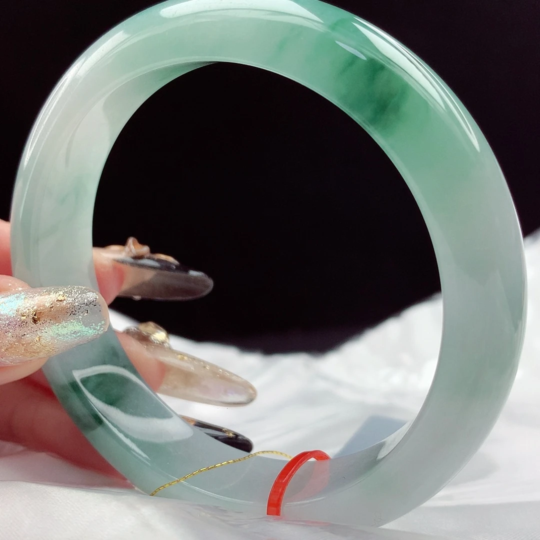 未镶嵌手镯翡翠57圈4890