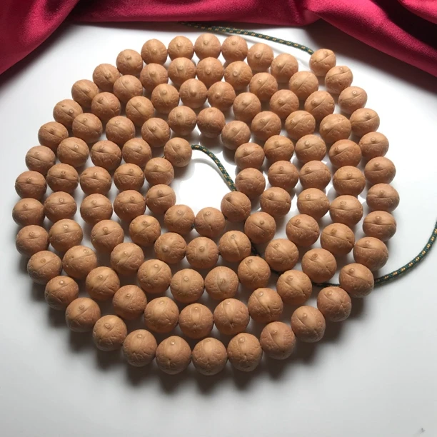 精品实心树王1.15小凤眼菩提110颗念珠 超顶品质