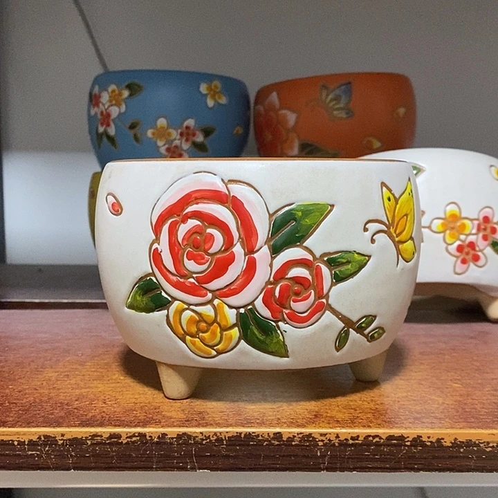 外13内11.5高10左右，纯手工制作，一单包邮