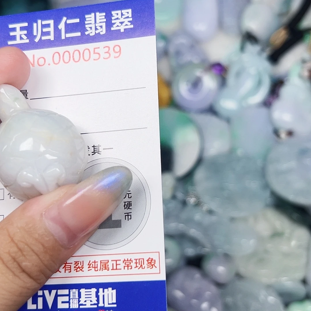 翡翠未镶嵌吊坠(不含链)111