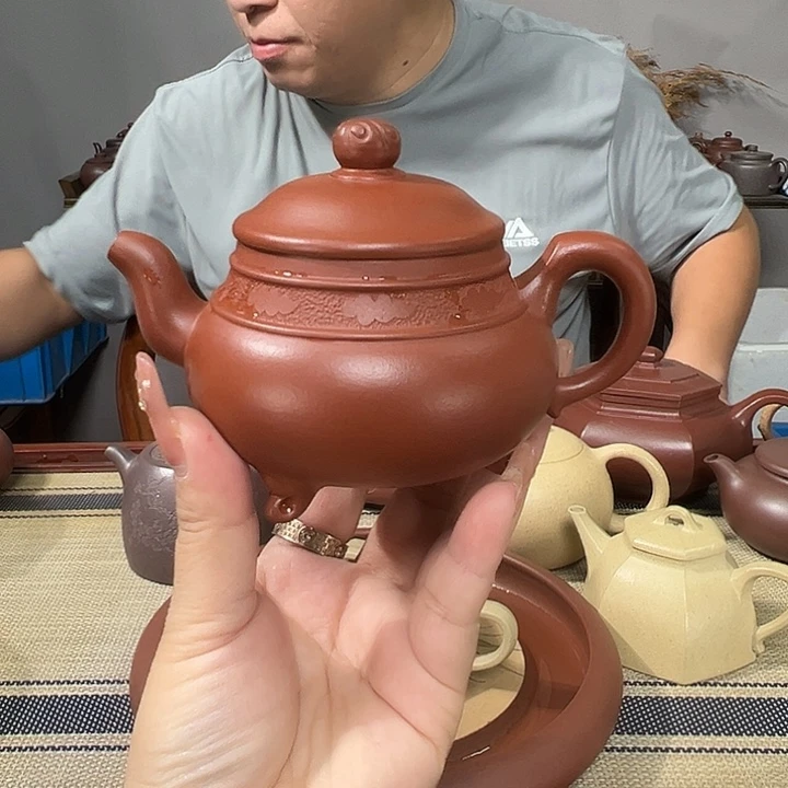 茶壶紫砂张*授宜兴琴缘紫砂微瑕123456