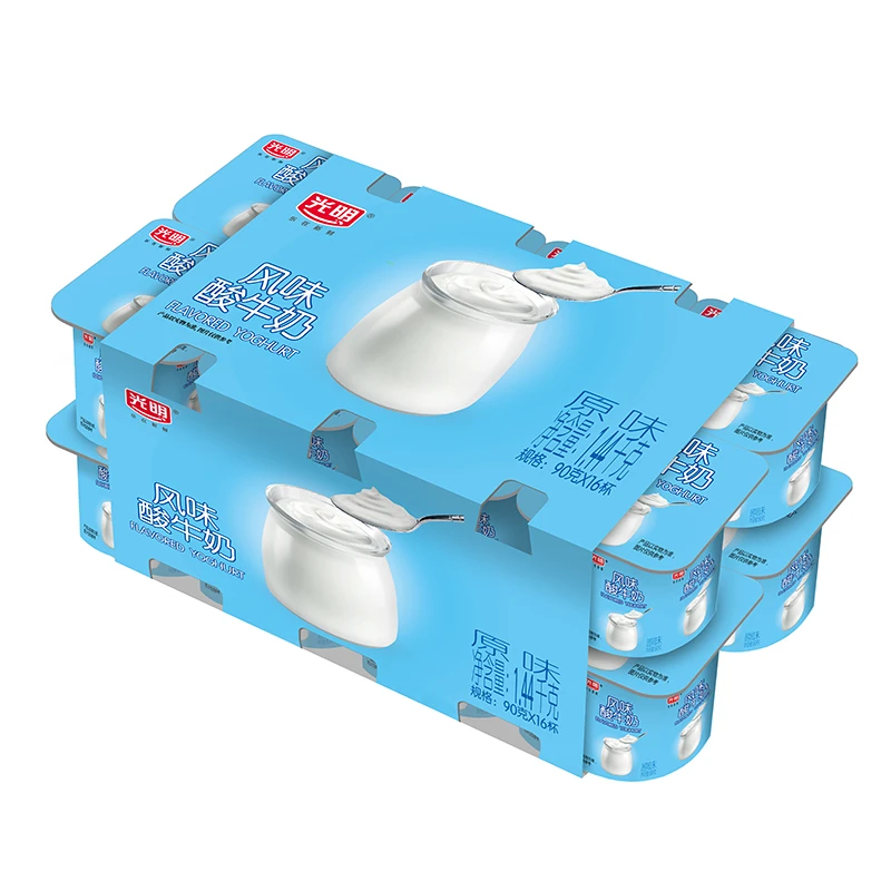 光明原味风味酸牛奶90g*16