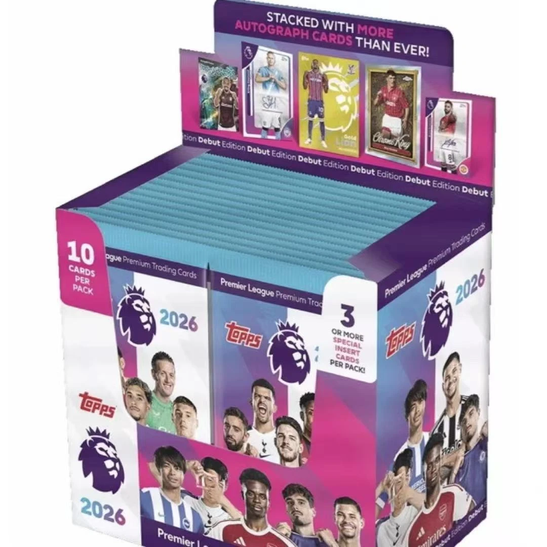 Topps【卡牌盲盒】25-26 英超 补充包 活动【在线拆盒/拆包】拆封