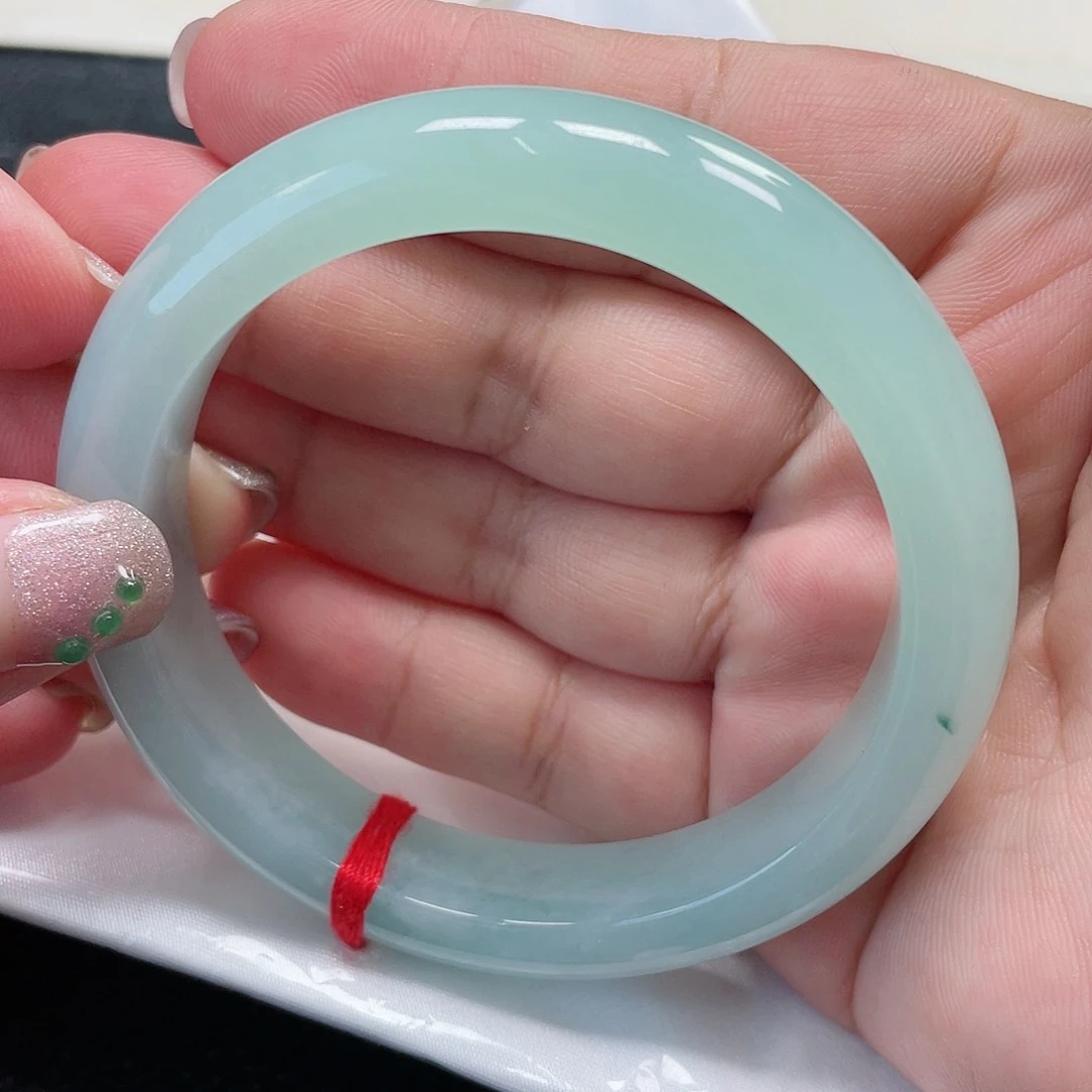 未镶嵌手镯翡翠缅甸翡翠手镯58圈