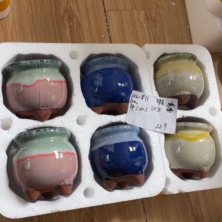 粗陶多肉花盆微瑕811