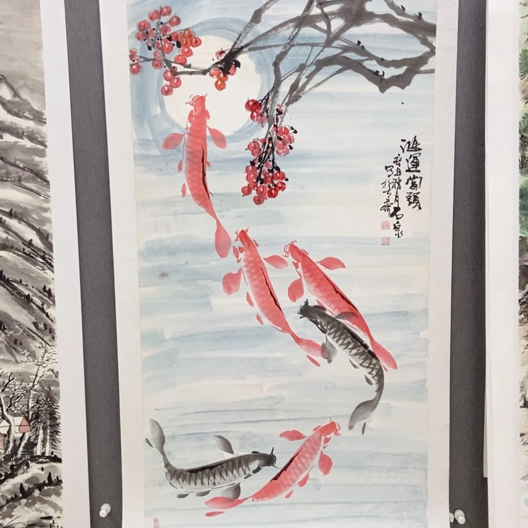 在***情国画手写手绘国画96