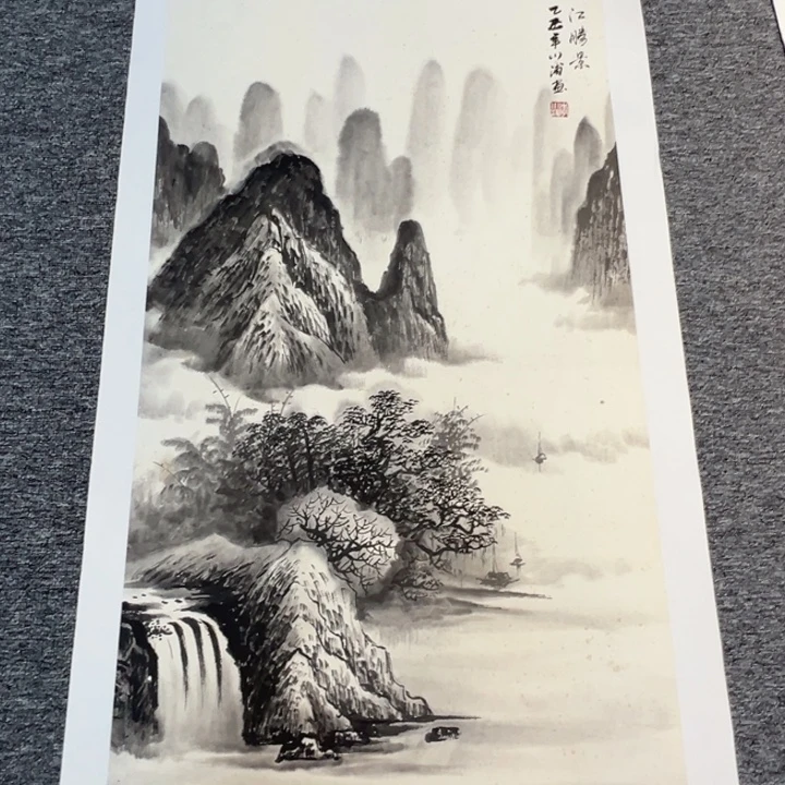 手绘作品全场放大露