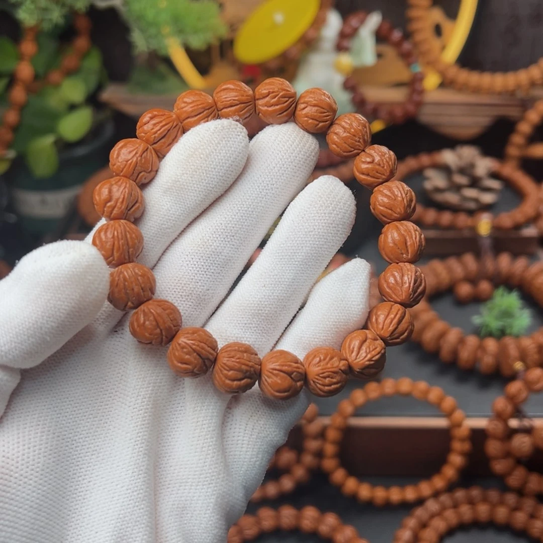 吊坠桃核1.2玉龙脊手串