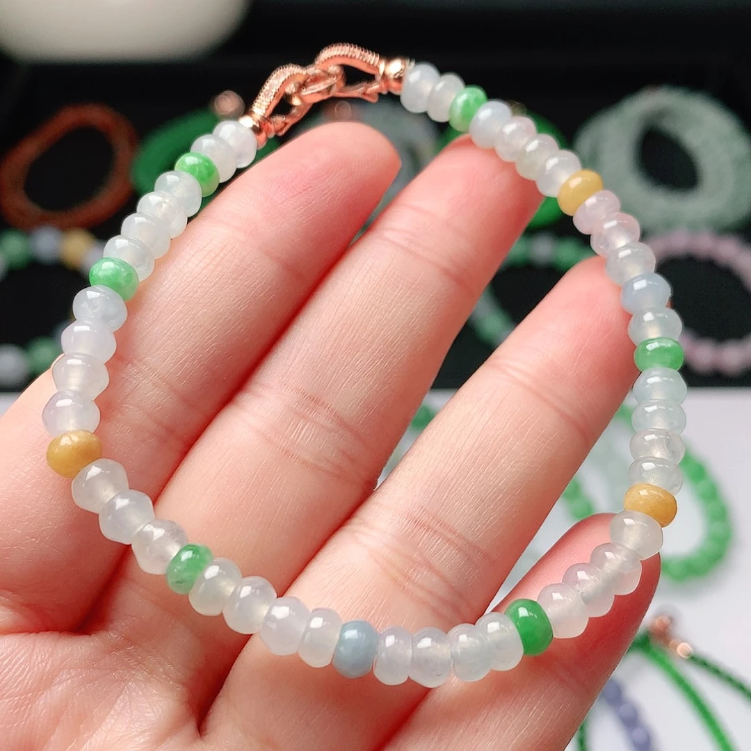 翡翠未镶嵌手链翡翠