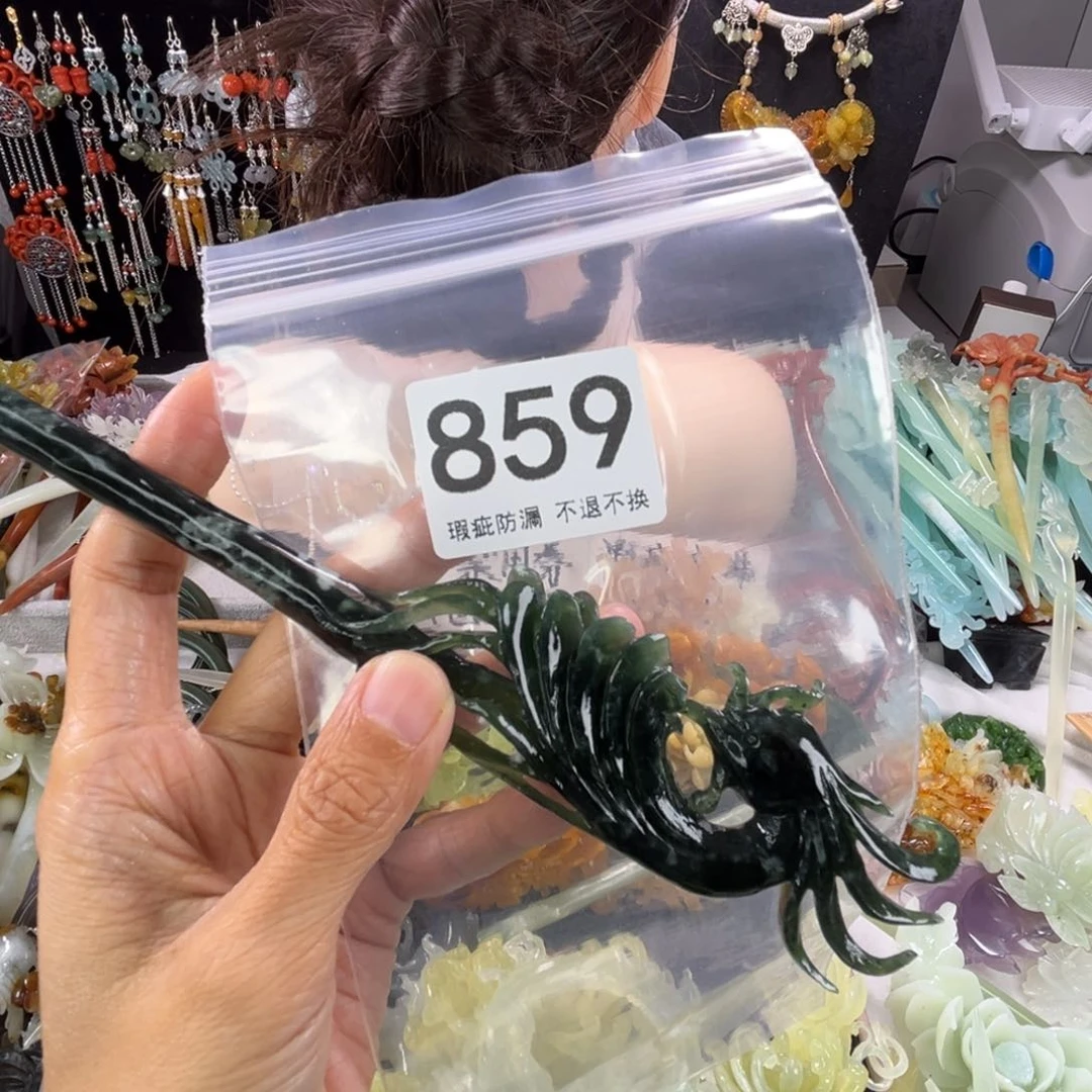 未镶嵌岫玉发饰ᓚ****