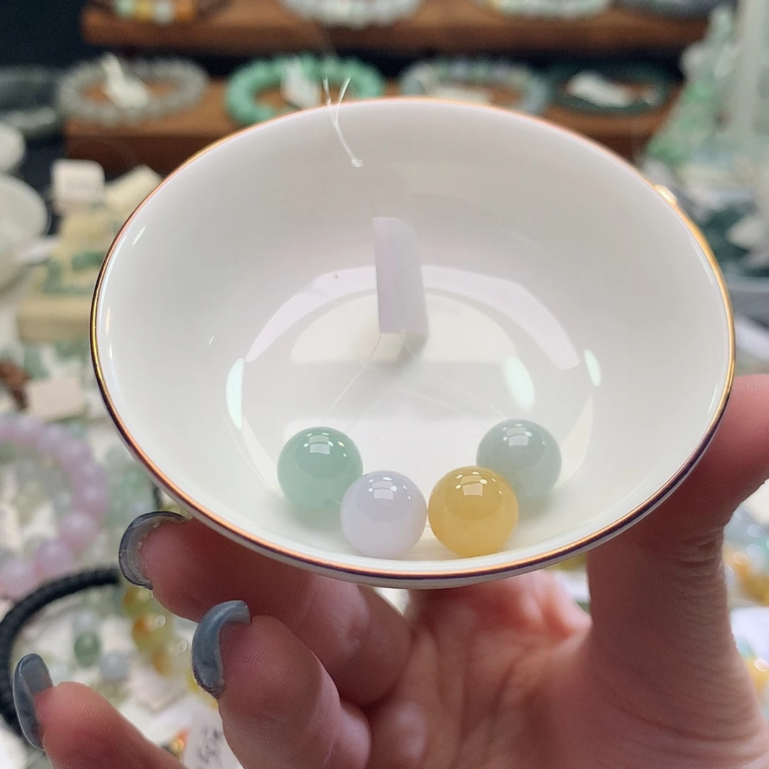 翡翠未镶嵌手链翡翠d2540卡10