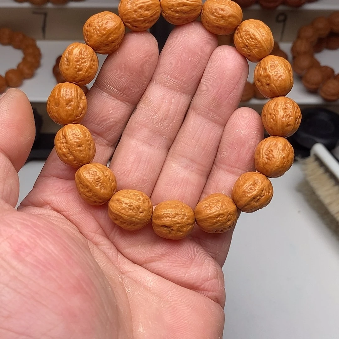 木质类文玩核桃1.4金豆子